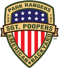 Park Rangers for the American Backyard Shield logo trademark Park Rangers for the American Backyard Shield logo trademark